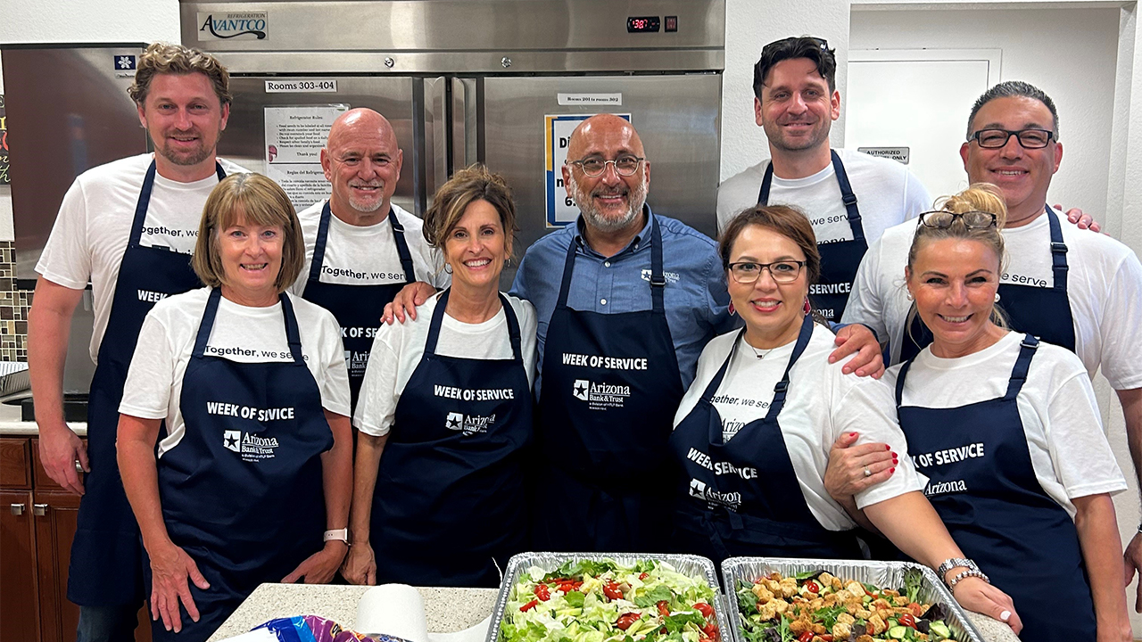 group photo of kitchen staff